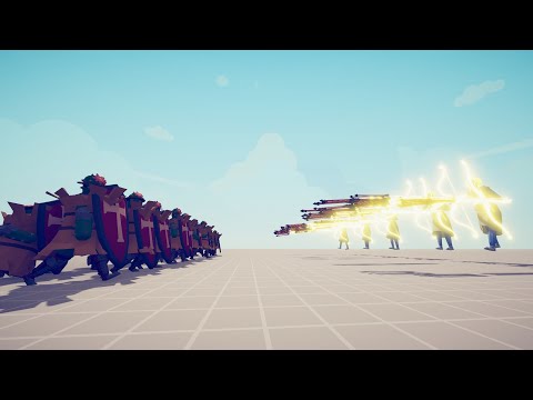 🔥 SUPER ARMORED ARMY vs SUPER RANGED UNITS Totally Accurate Battle Simulator TABS 🔥