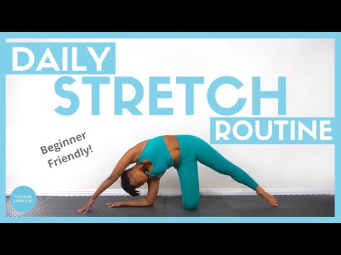 DAILY STRETCH ROUTINE | Full Body Stretches for Flexibility, Mobility, + Relaxation (Beginner)