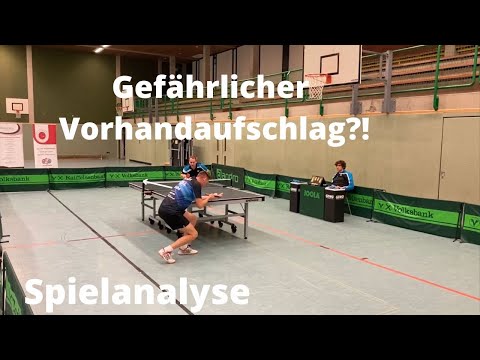 Ein Aufschlag-Rückschlagspiel gegen Abwehr! Grothe (TTR 2106) vs Cerven (TTR 1866). Spielanalyse 🏓