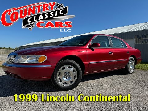 1999 Lincoln Continental (CC-1880858) for sale in Staunton, Illinois
