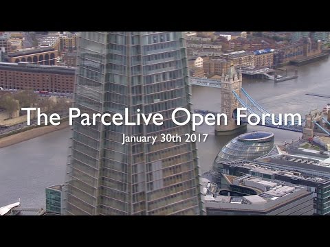 The ParceLive Open Forum January 30th, 2017