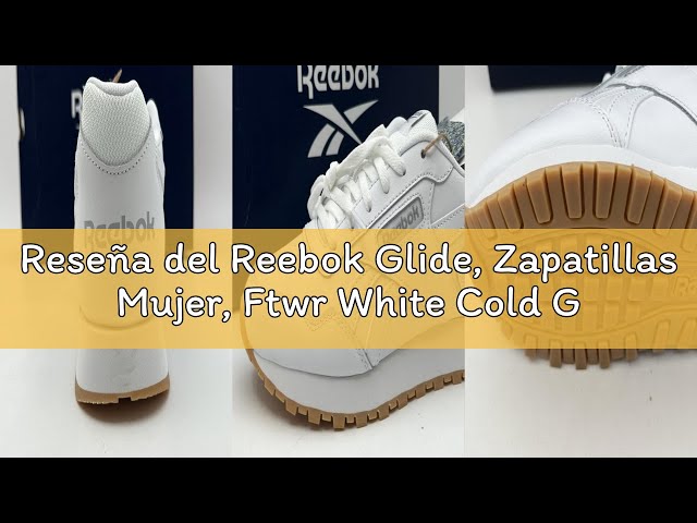 Vídeo relacionado con Reebok Glide, Zapatillas Unisex adulto, Ftwr White Vector Navy Reebok Rubber Gum 01, 43 EU