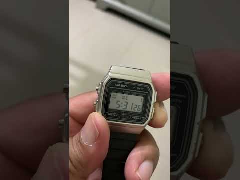 How to change 12 hours to 24 hours time in Casio F-91W-1 Watch 😊⌚️ #shorts #fyp #watch #obama