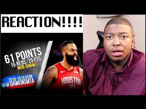 James Harden Goes Crazy Drops 61 Points In The Garden Vs Knicks!| EP 37| FERRO REACTS SPORTS