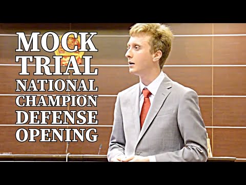 Mock Trial National Champion (Defense Opening)