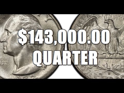 Quarter Sells For $143,000.00! Why?! Extremely Rare Washington Quarter!!!