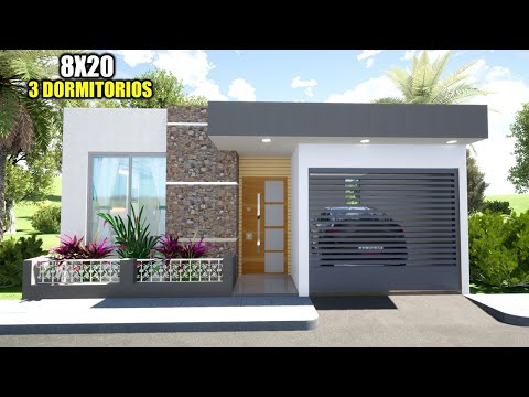 CASA PRECIOSA DE UN PISO 8X20 CON 3 DORMITORIOS (RVL CASAS)