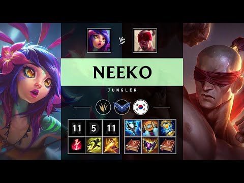 Neeko Jungle vs Lee Sin - KR Diamond Patch 25.05