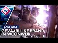 Scooterbrand voor huis waar gezin sliep is aangestoken door twee mannen - Team West