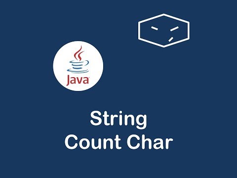 string count char in java