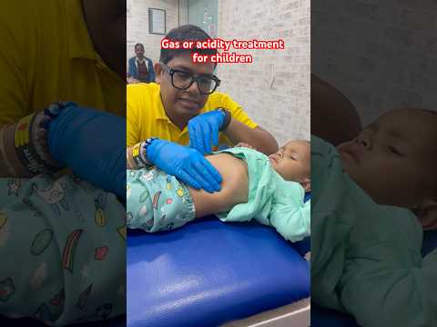 Paediatric chiropractic by RKM for gas or acidity treatment. #rkm #drrajneeshkant