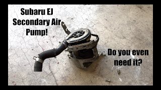 Subaru WRX Secondary Air Pump Delete
