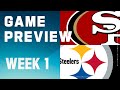 San Francisco 49ers vs. Pittsburgh Steelers | 2023 Week 1 Game Preview
