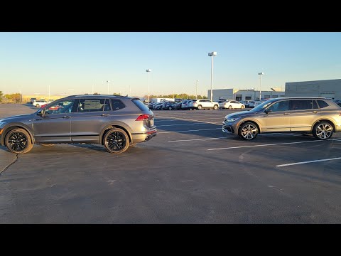 Comparison of 2022 VW Tiguan SE R-Line Black and SEL R-Line