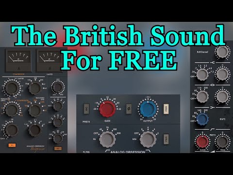 FREE Neve 1073 Emulation Vst Plugins by Analog Obsession - Brit Pre Updated - Review & Demo