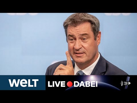 NEUE COVID-REGELN: Briefing - So will Söder seine Corona-Strategie neu aufstellen| WELT Live dabei