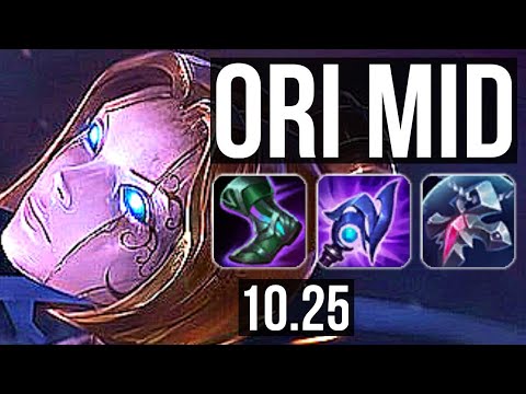 ORIANNA vs VEL'KOZ (MID) (DEFEAT) | 1.6M mastery, Godlike, 9/5/16 | KR Master | v10.25