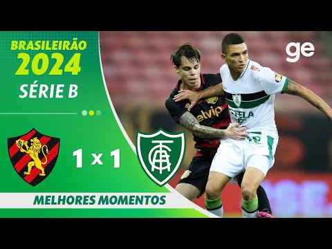 Gols e lances de Sport x América-MG