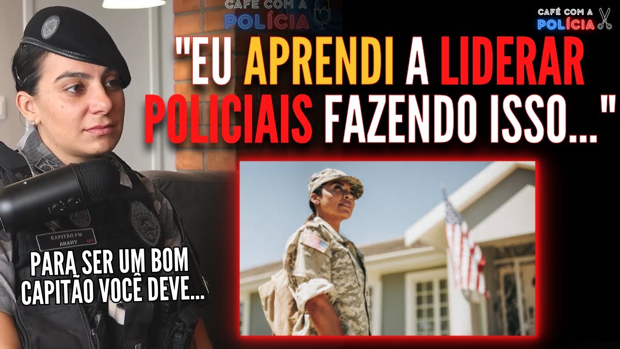 CAPITÃ DA PM LIDERA POLICIAIS HOMENS ASSIM