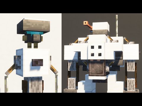 5 Minecraft Robot designs with Iron #2