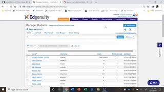 SY2020 21 Edgenuity Orientation #2    Create & Manage Student; Assign & Manage Courses