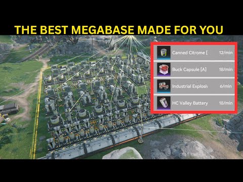 The Best and Ultimate Megabase in Endfield (Blueprint Asia/NA/EU) - Valley IV