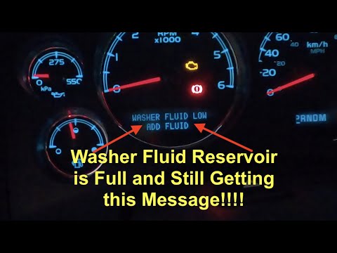 Washer Fluid Level Sensor Replacement, Fixing Low Washer Fluid Dash Message- 2012 Yukon Denali