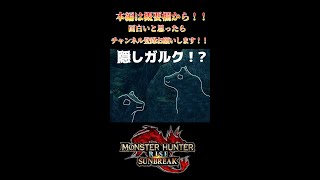 【モンハンサンブレイク】大社跡の隠れガルク⁉　【サンブレイク】　切り抜き　#Shorts