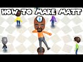 MII MAKER TUTORIAL HOW TO MAKE MATT FROM WII SPORTS
