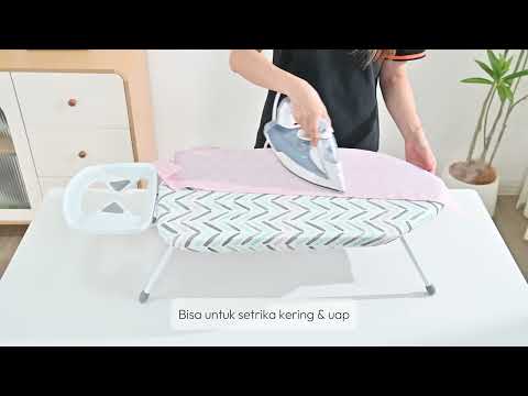 Gambar Stora 85.3x35.5x21 cm Meja Setrika Lipat Tabletop Zigzag 1425