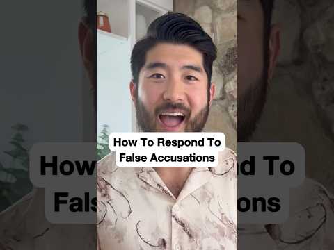 How to respond to false accusations #falseaccusations #communicationskills #emotionalintelligence