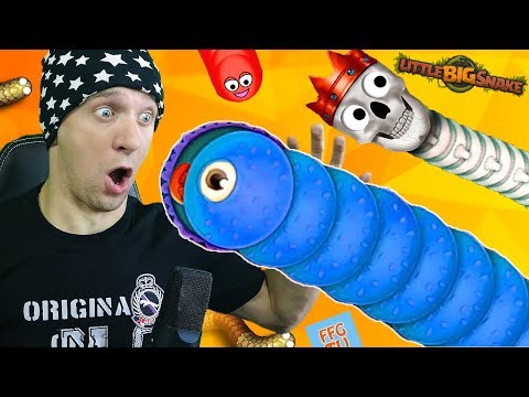 ОГРОМНАЯ ЗМЕЯ в игре Little big snake Смешные Моменты сражения змей от FFGTV Веселый Летсплей