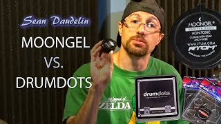 Video thumbnail for Moongel vs. Drumdots - Gear Review Shootout by Drum Drum Drum