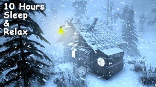 SNOWSTORM in Alaska 2025 years for sleeping 10 hours. Cozy snowstorm sounds for sleeping
