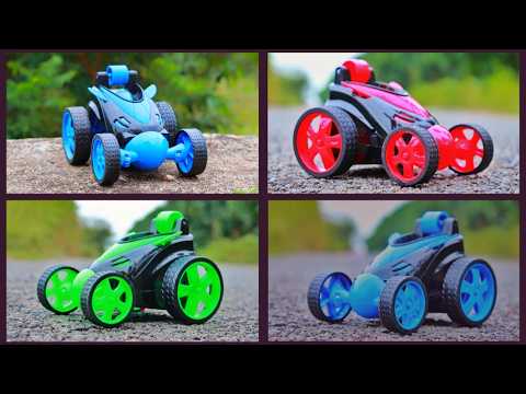 Remote Control Tumbling Stunt and racing Car rolling stunt car  #rccarunboxing #rccar