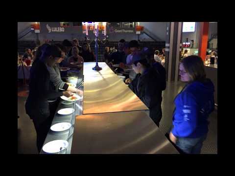 IFK Råneå på BC Luleå med ensamkommande 30 dec 2015