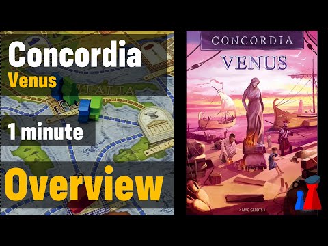 Concordia Venus -1 minute Overview - Peaky Boardgamer