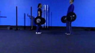 preview picture of video 'Hang Cleans and Burpees'