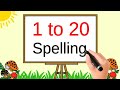1 To 20 Spelling Numbers Names 1 To 20 With Spelling One To Twenty Spelling In English