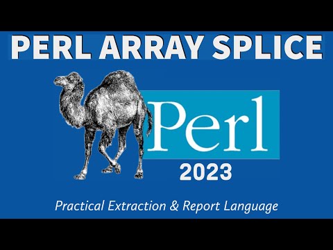 Perl Programming - Array Splice 2023