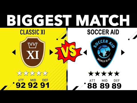 I Played the BIGGEST Legends Derby in FC 26: Classic XI vs Soccer Aid Icons! 🔥