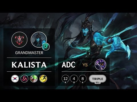 Kalista ADC vs Veigar - KR Grandmaster Patch 9.8