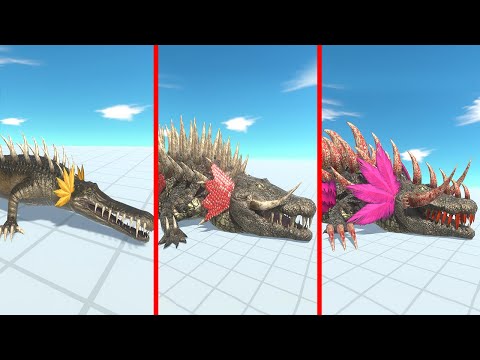 Evolution of LIZZIE the Giant - Animal Revolt Battle Simulator