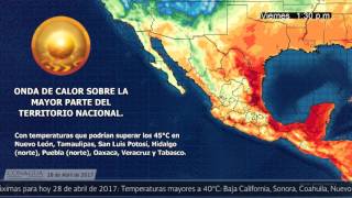 CLIMA 28 ABRIL 2017