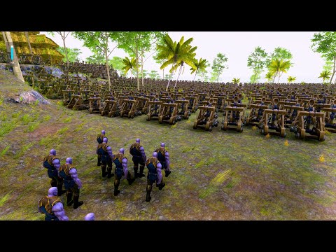 10 Thanos vs 5000 Catapults - Ultimate Epic Battle Simulator