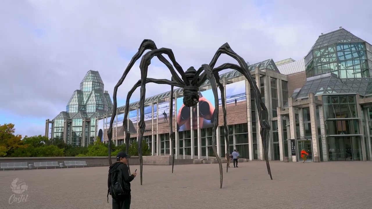 [4K HDR] Balade au Parc Major's Hill de Ottawa dans l'Ontario, CANADA