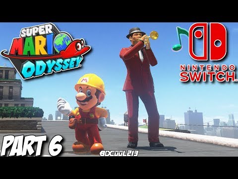 Super Mario Odyssey Gameplay Walkthrough Part 6 - Metro Kingdom - Nintendo Switch Lets Play