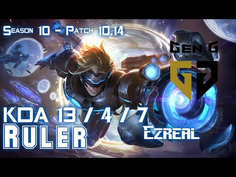 Gen Ruler EZREAL vs KAI'SA ADC - Patch 10.14 KR Ranked