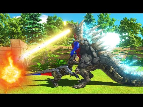 GODZILLA vs SCORPIUS REX (Remastered) - Animal Revolt Battle Simulator | arbs