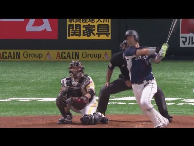 【4回表】勢い呼び込む一打!! ライオンズ・外崎の勝ち越しタイムリー2ベース!! 2017/6/25 H-L